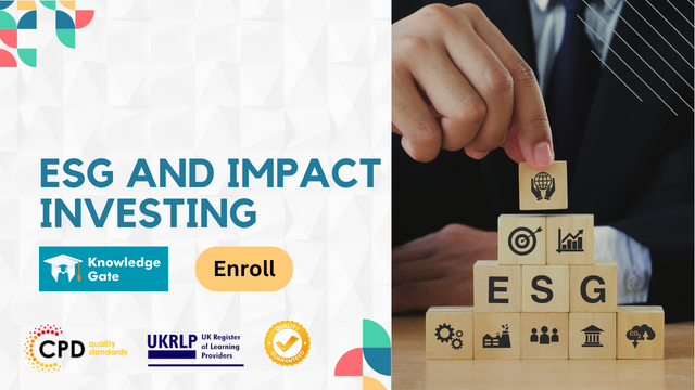 ESG and Impact Investing